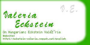 valeria eckstein business card